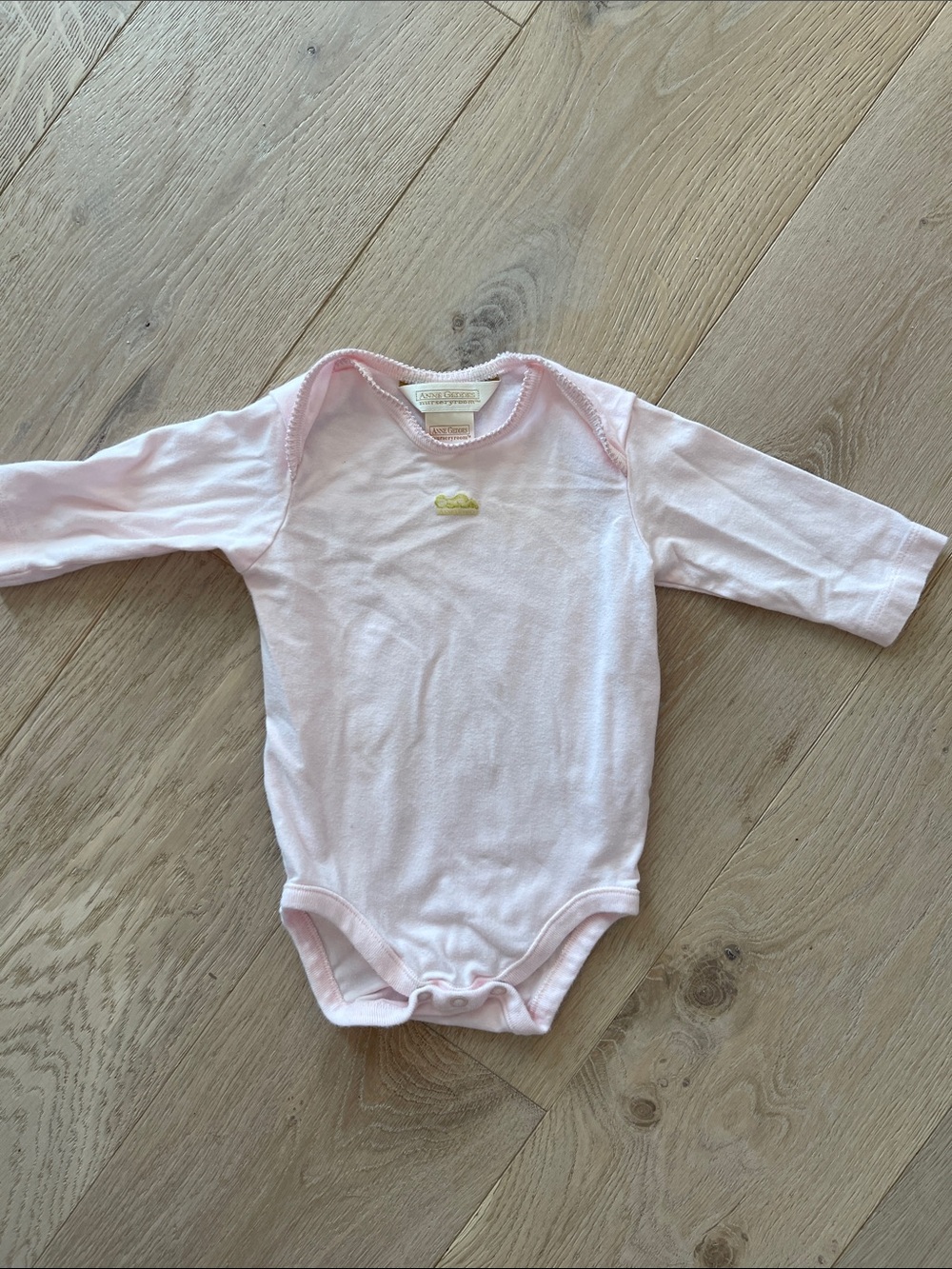 Anne Geddes Pink Long-Sleeve Baby Bodysuit